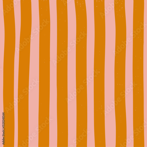 Abstract orange and pink stripes design, creating a modern aesthetic