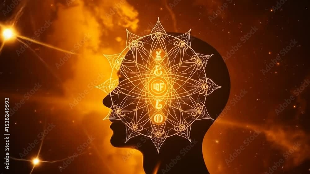 Mystical Mind: Exploring Consciousness and Inner Harmony Through Symbolic Imagery