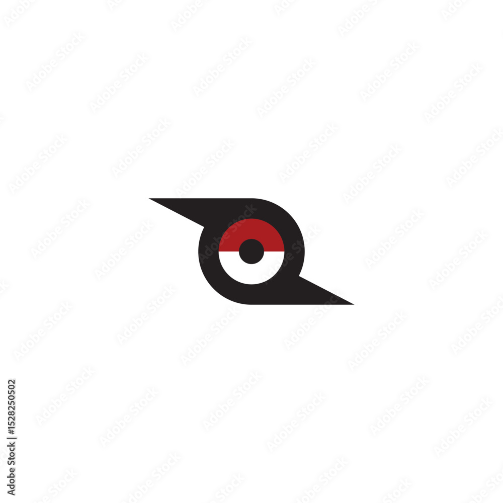 Obraz premium Elegant ZU Eye Letter Logo Design for Business Identity