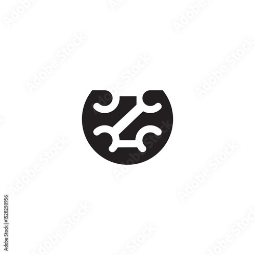 ZU ZU Alphabet Initial Logo with a Stylish Touch
