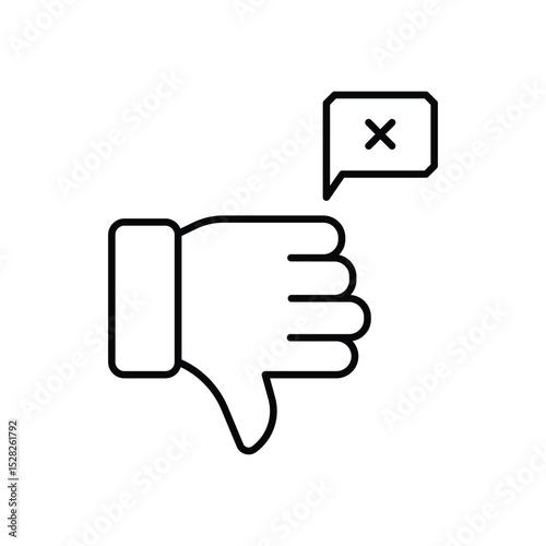 Dislike  Vector icon