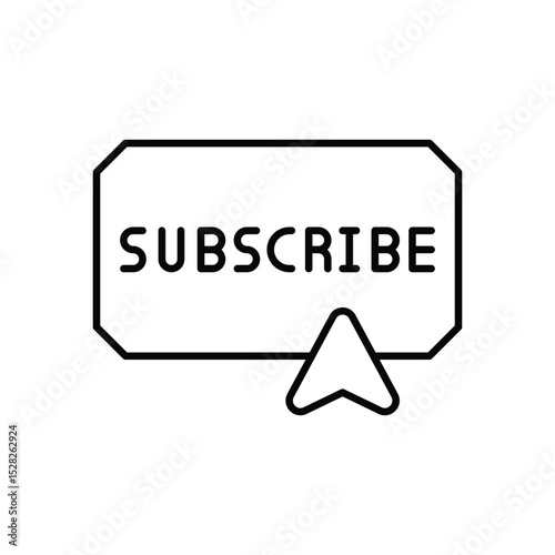Subscribe  Vector icon