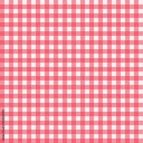 pink gingham check pattern with a soft, playful vibe. Great for fabric, wrapping paper, backgrounds, picnic themes, and cute or retro-style designs.