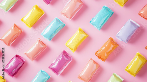 Pastel Candy Delight – Colorful Sweets in Soft Light for Joyful Branding