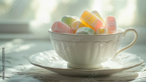 Pastel Candy Delight – Colorful Sweets in Soft Light for Joyful Branding