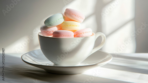 Pastel Candy Delight – Colorful Sweets in Soft Light for Joyful Branding
