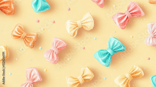 Pastel Candy Delight – Colorful Sweets in Soft Light for Joyful Branding