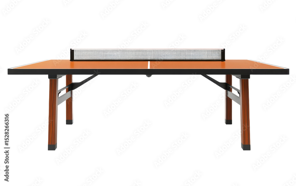 Fototapeta premium Wooden table with a net on it