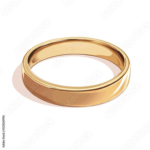 Wedding Band illustration vector 2D flat, isolated on a white background.