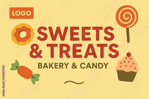 Sweet Treats Bakery Banner or Cover Template