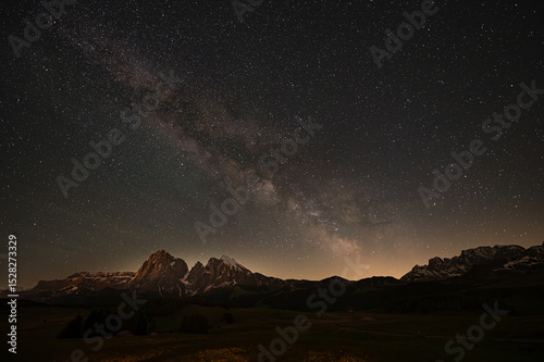 Milchstraße über Seiser Alm