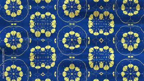 Seamless floral pattern design with vintage flower elements for fabric, wallpaper, or textile decoration