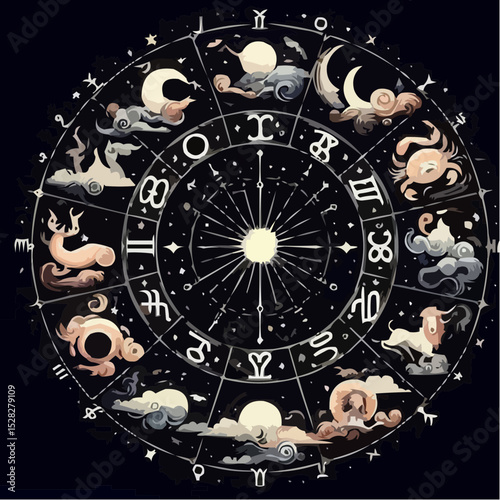 
the mystical circle of signs in digital art 41