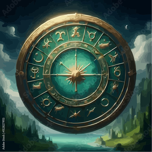 
the mystical circle of signs in digital art 39
