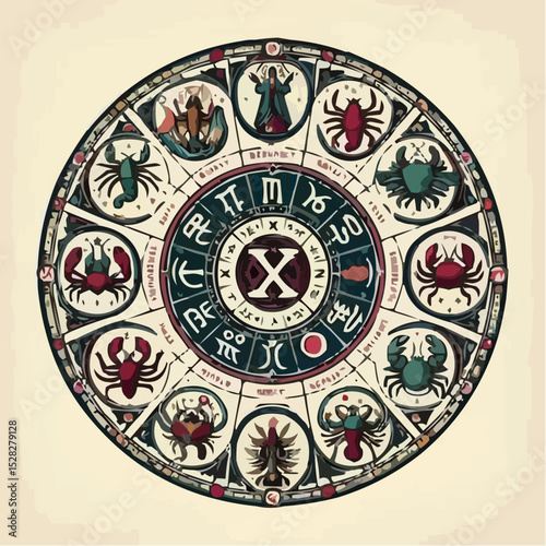 
the mystical circle of signs in digital art 37