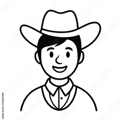 Cartoon Character Design with Various Hats Illustration for Creative Projects and Customizable Graphic Elements