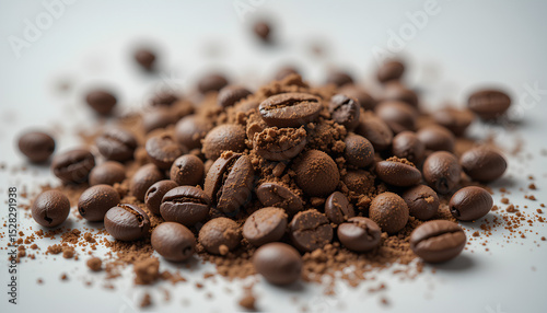 close up of coffee beans