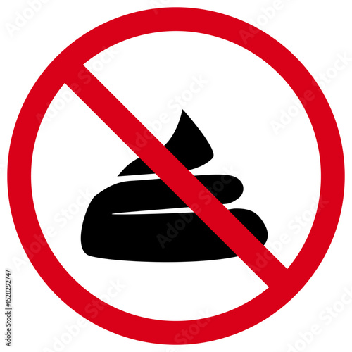 No Defecation Sign
