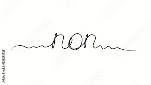 No text in French. One line drawing doodle hand drawn. Video 4k  object illustration, minimalism hand drawn sketch design modern new