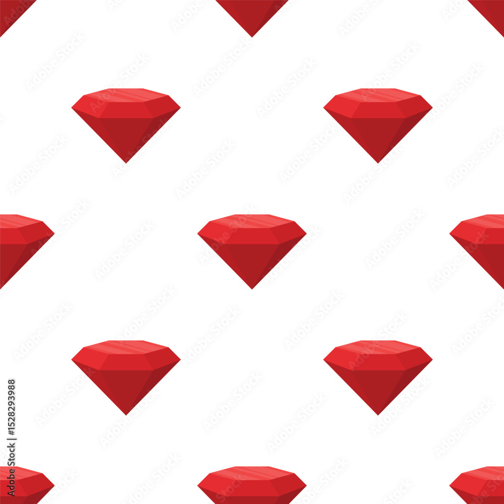 Seamless Red Diamond Pattern. Flat Cartoon Vector Luxury Gemstone Background. Shiny Ruby Crystal Texture, Repeating Precious Stone Design. Jewelry Decor, Red Diamond Wallpaper. Shiny Diamond Pattern Seamless Red Diamond Pattern. Flat Cartoon Vector Luxury Gemstone Background. Shiny Ruby Crystal Texture, Repeating Precious Stone Design. Jewelry Decor, Red Diamond Wallpaper. Shiny Diamond Pattern