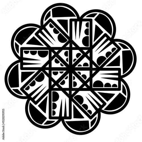 Abstract monochrome background with a deep, pervasive sense of isolation