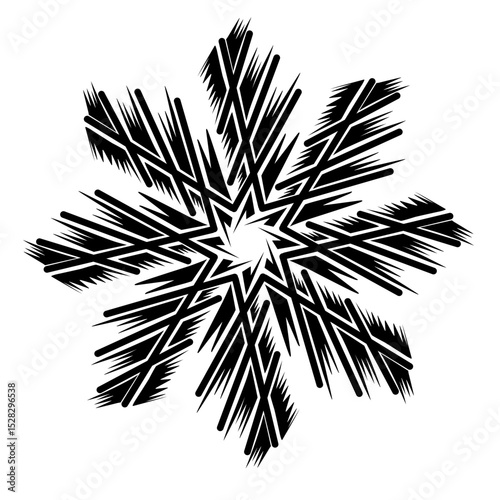 Monochrome abstraction showcasing absolute darkness and complete absence of light