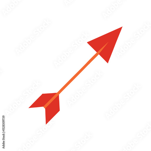 flying arrow vector