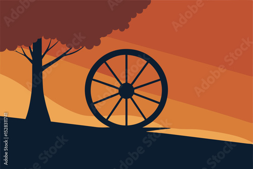 old cannon on a white background