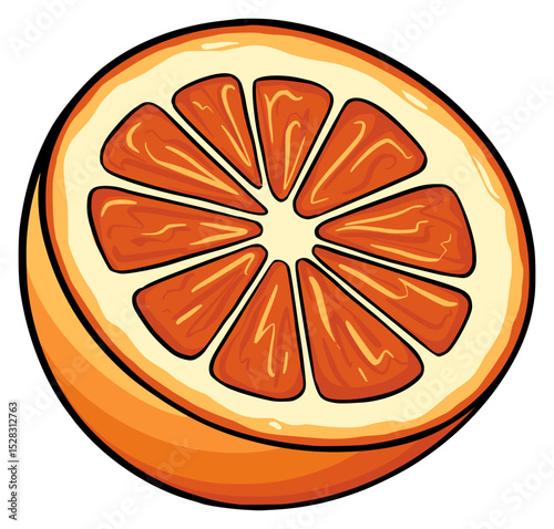 slice of grapefruit icon