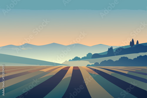 sunrise over the mountains