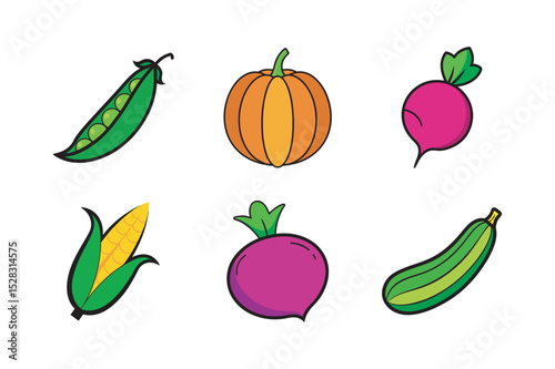 Farm Fresh Colorful Vegetables For Cooking