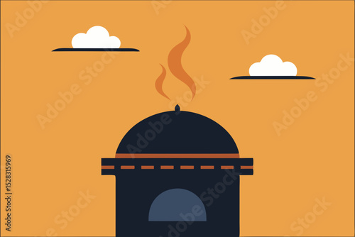 vector illustration of a restaurant menu