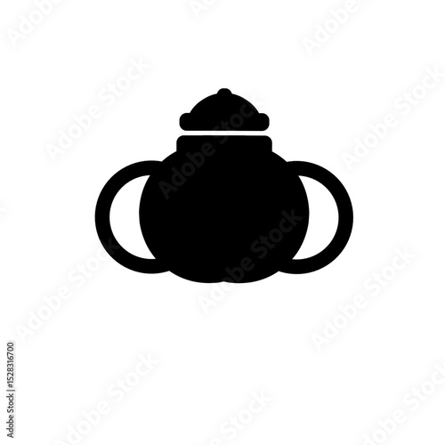 Pure minimalism: solid black background invoking contemplation and simplicity