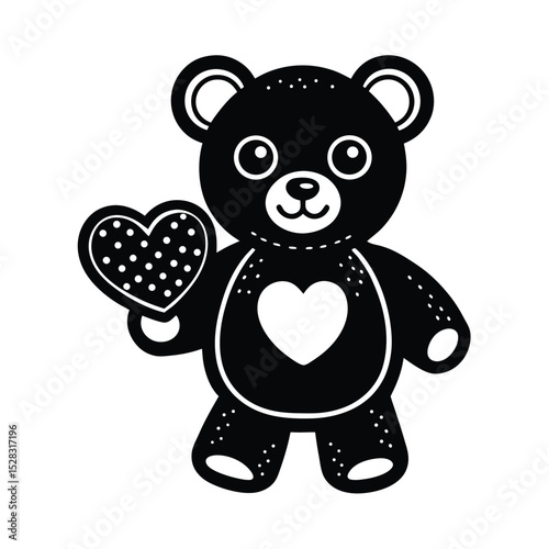 teddy bear with heart