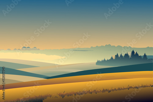 sunrise over the mountains