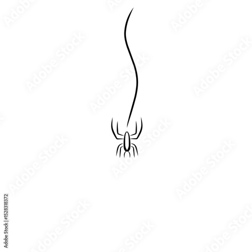 Abstract conceptualization, symbolic, with black and white contrasting design