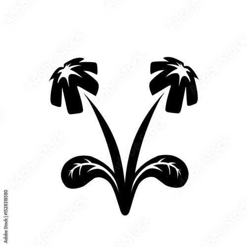 Minimalist monochrome visage, stark simplicity in abstract facial depiction