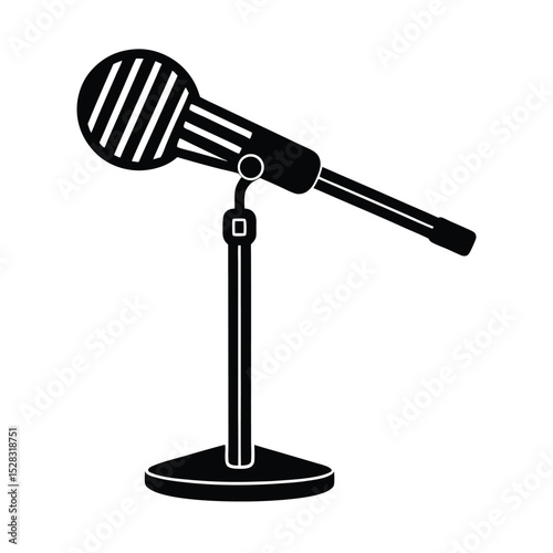 microphone isolated on white