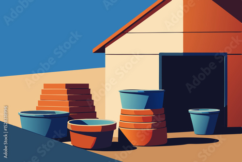 house in the garden