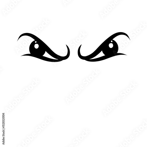 Minimalist composition featuring two stark white dots on a deep black backdrop