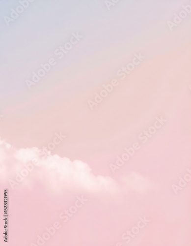 「パステルカラーの雲と空｜優しい夢のようなファンタジー背景素材」


