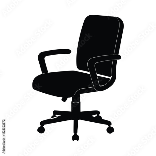 office chair isolated on white
