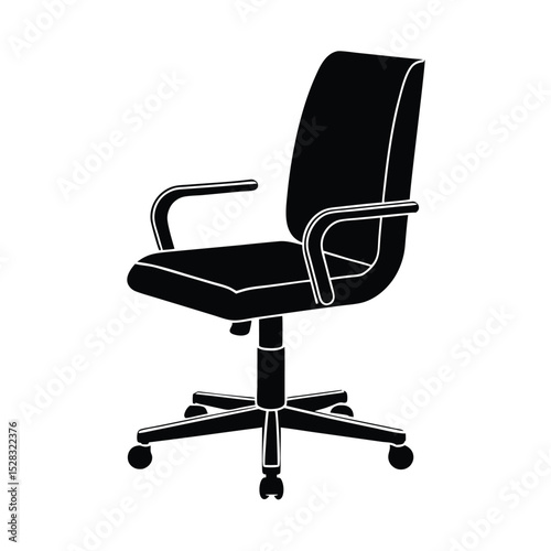 office chair isolated on white