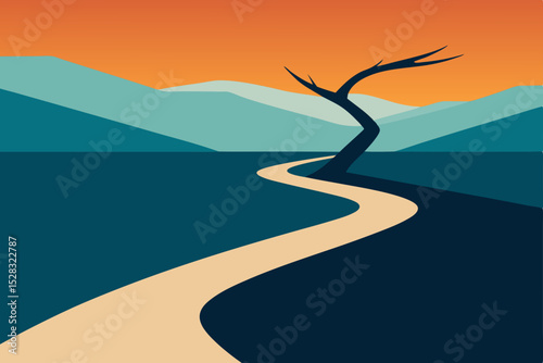 road in the desert