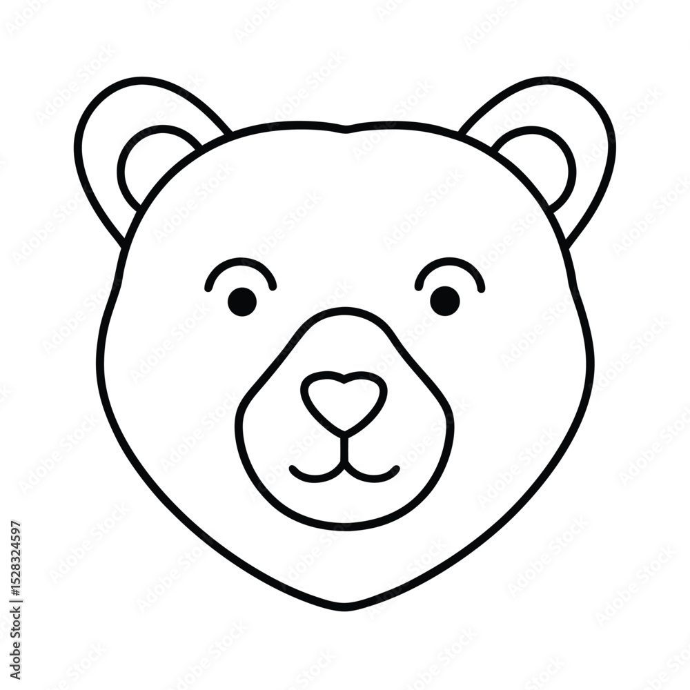Obraz premium panda vector icon art