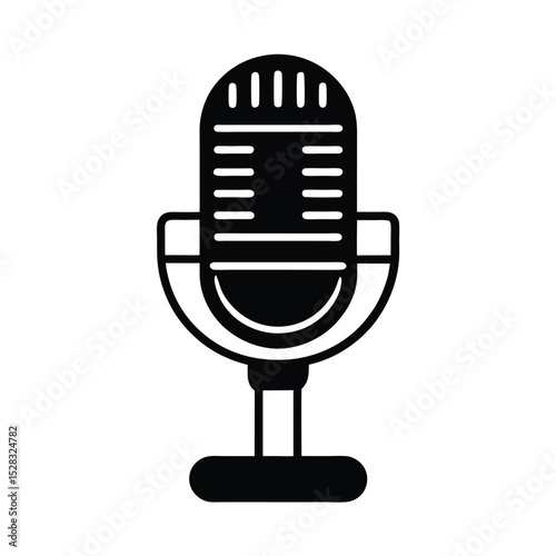 vector microphone icon