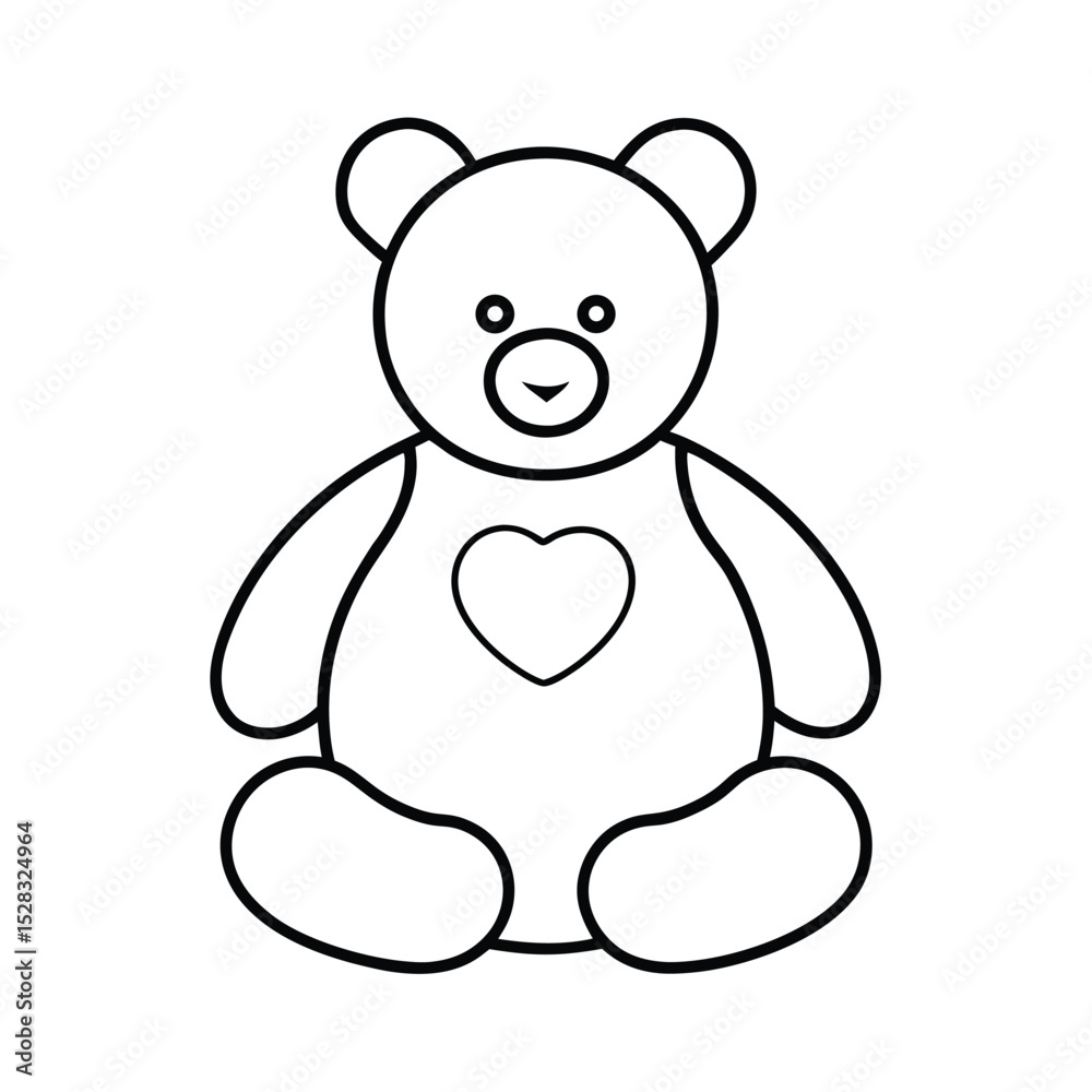 Obraz premium teddy bear vector