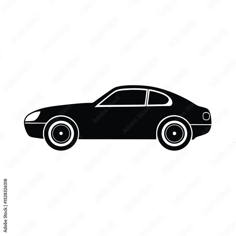 black sports car black sports car