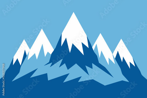 Wallpaper Mural A Breathtaking Mountain Range With Peaks Carved To Look Like Ancient Kings Torontodigital.ca