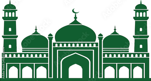 Islamic silhouettes vector 